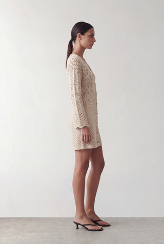 LR-ROSA 1 Dress Light sand