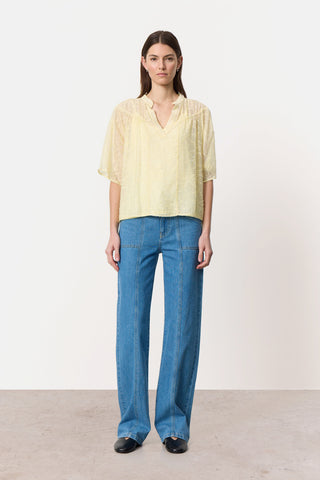 LR-FLOYD 2 Blouse Light yellow