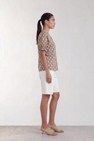 LR-RINNI 2 Blouse Brown