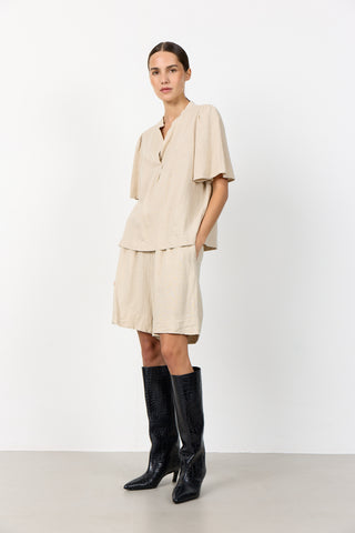LR-NAJA 32 Blouse Light sand