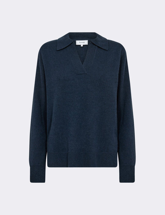 LR-ELOISE 5 Pullover Dark blue