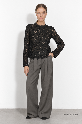 LR-ULLA 1 Blouse Black