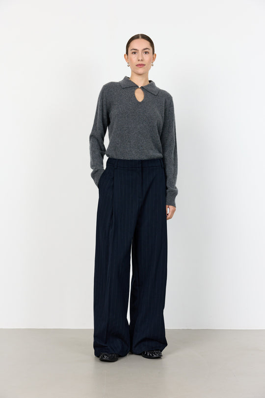 LR-OLIVIA 2 Pants Dark blue