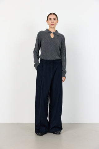 LR-OLIVIA 2 Pants Dark blue