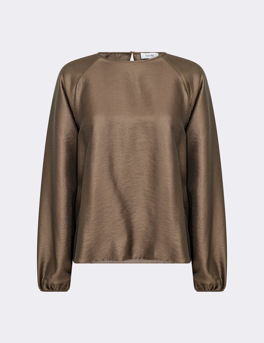 LR-NESSA 2 Blouse Light brown