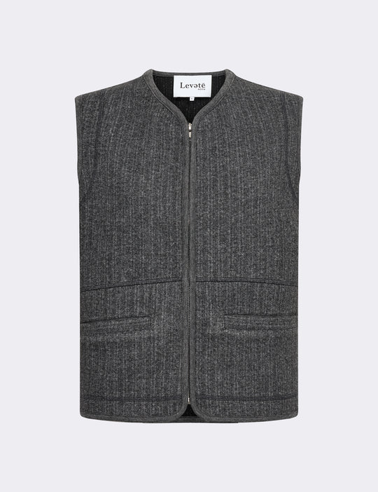 LR-SANNIE 2 Waistcoat Dark grey