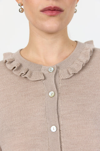 LR-ISMAILA 14 Cardigan Light brown