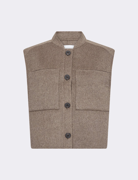 LR-OWA 40 Waistcoat Camel