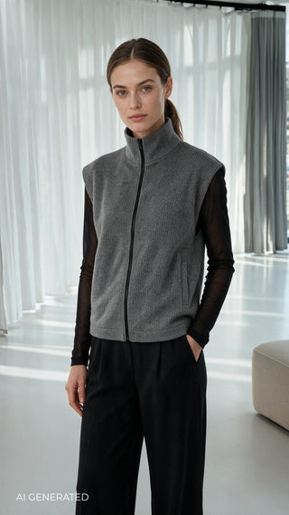 LR-ULEA 2 Waistcoat Dark grey