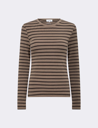 LR-NEDDIE 2 T-shirt Dark brown