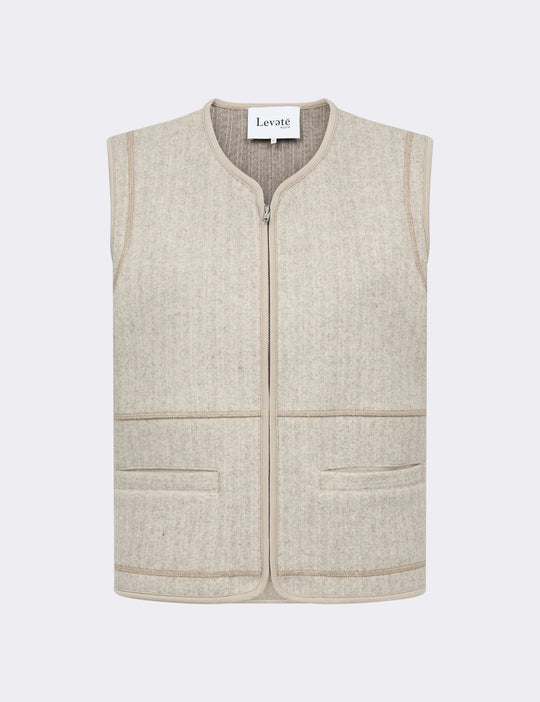 LR-SANNIE 2 Waistcoat Sand