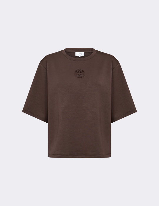 LR-EZRA 11 T-shirt Dark brown