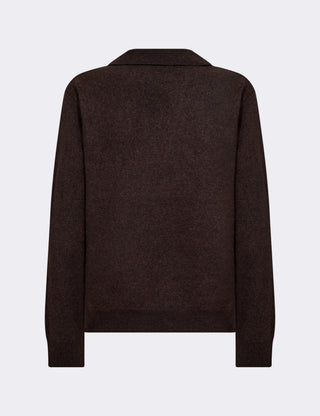 LR-ISMAILA 9 Pullover Dark brown