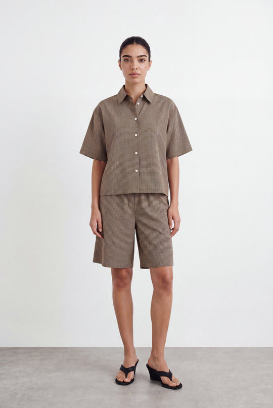 LR-RONIA 2 Shorts Brown