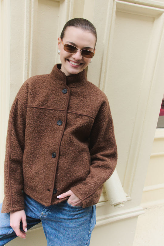 LR-NISSA 5 Jacket Brown
