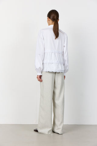 LR-ISLA SOLID 135 Shirt White