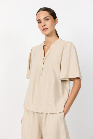 LR-NAJA 32 Blouse Light sand