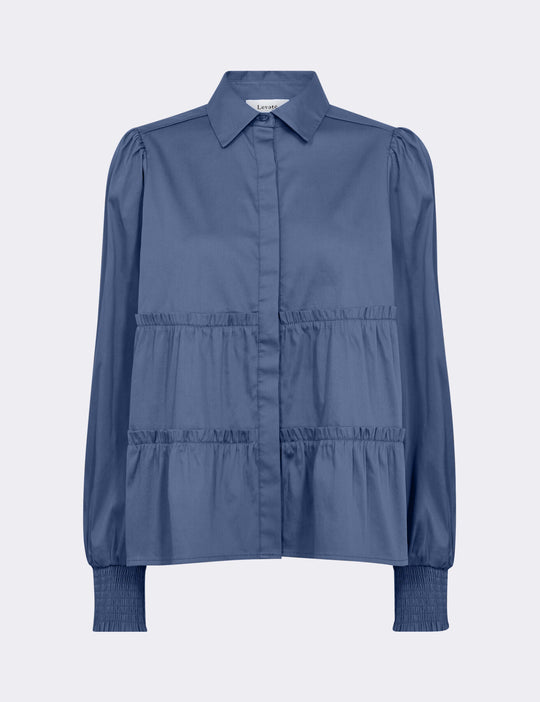 LR-ISLA SOLID 95 Shirt Blue