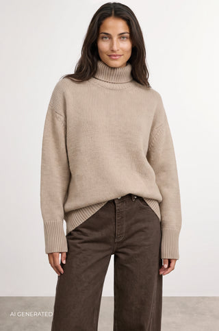 LR-PERLE 3 Pullover Sand