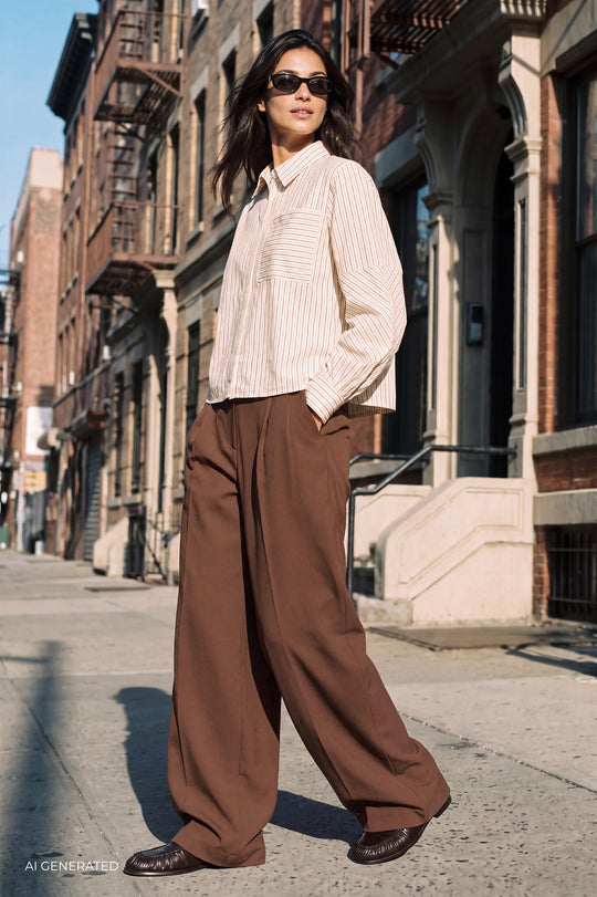 LR-PEETA 2 Pants Brown