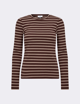 LR-NEDDIE 2 T-shirt Dark brown