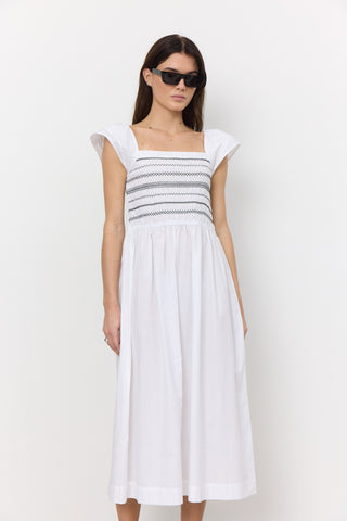 LR-GIOVANA 1 Dress White