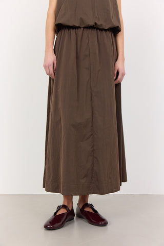 LR-LEA 2 Skirt Dark brown