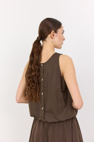 LR-LEA 1 Top Dark brown