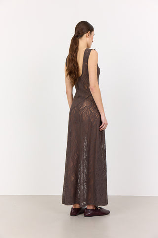 LR-LENA 1 Dress Dark brown