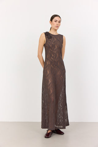 LR-LENA 1 Dress Dark brown