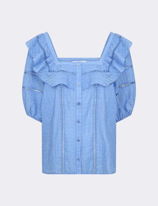 LR-LESLIE 2 Blouse Blue