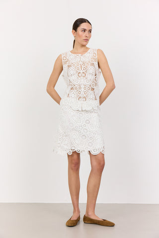LR-LIVIA 2 Skirt Off white