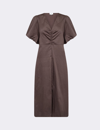 LR - ISLA SOLID 121 Dress Dark brown