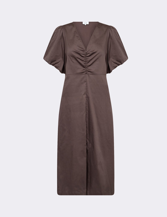 LR - ISLA SOLID 121 Dress Dark brown
