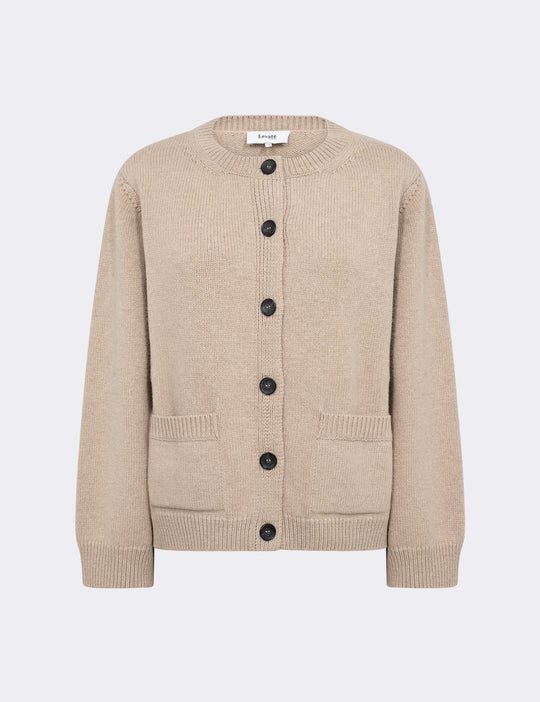 LR-PERLE 9 Cardigan Sand