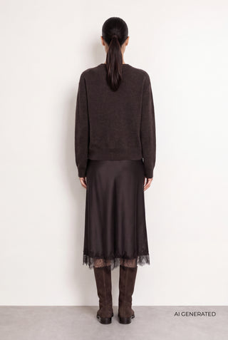 LR-TRISHA 3 Skirt Dark brown