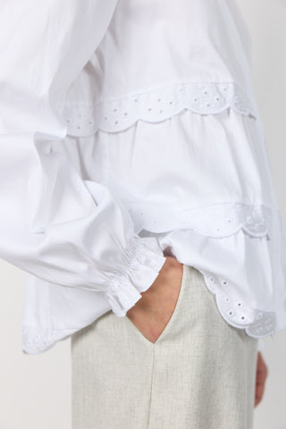 LR-ISLA SOLID 135 Shirt White