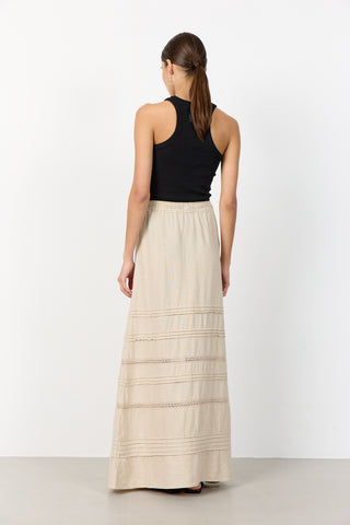 LR-NAJA 64 Skirt Light sand