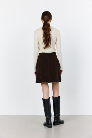LR-NIOBA 2 Skirt Dark brown
