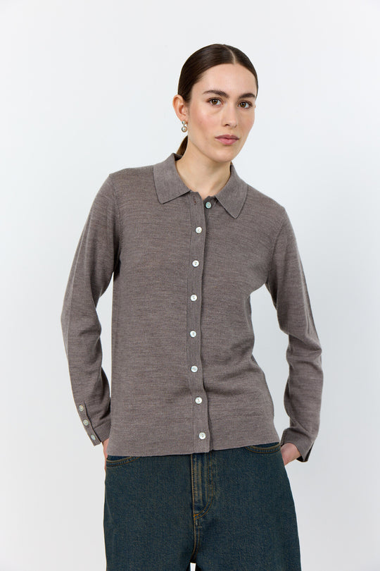 LR-ISMAILA 6 Pullover Light brown