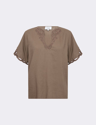 LR-NAJA 61 Blouse Brown