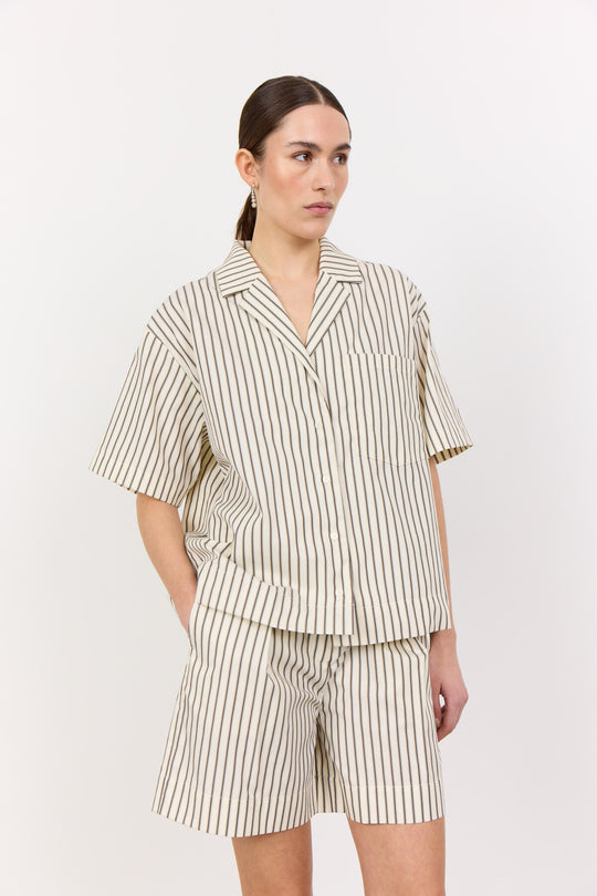 LR-LUCILLA 3 Shirt Dark brown