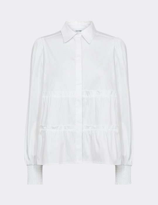 LR-ISLA SOLID 95 Shirt White