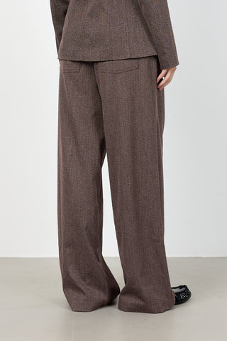 LR-OBASSIE 1 Pants Dark brown