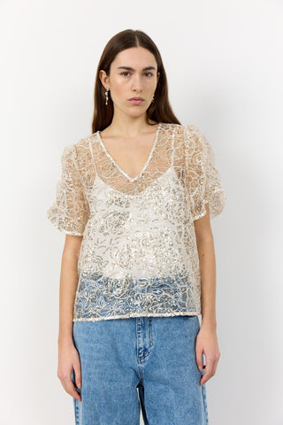 LR-KAROLINA 2 Blouse Off white