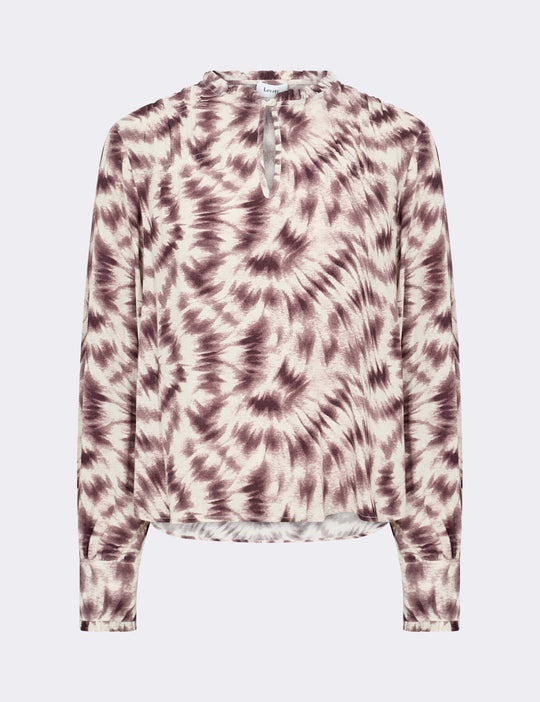 LR-NERISSA 3 Blouse Bordeaux