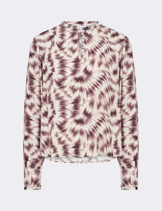 LR-NERISSA 3 Blouse Bordeaux