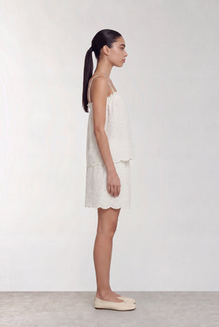 LR-ROSALINA 4 Skirt Off white