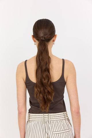 LR-NUMBIA 14 Top Dark brown