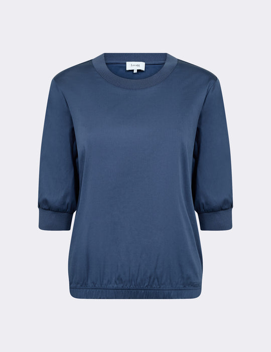 LR-ISLA SOLID 123 Blouse Blue